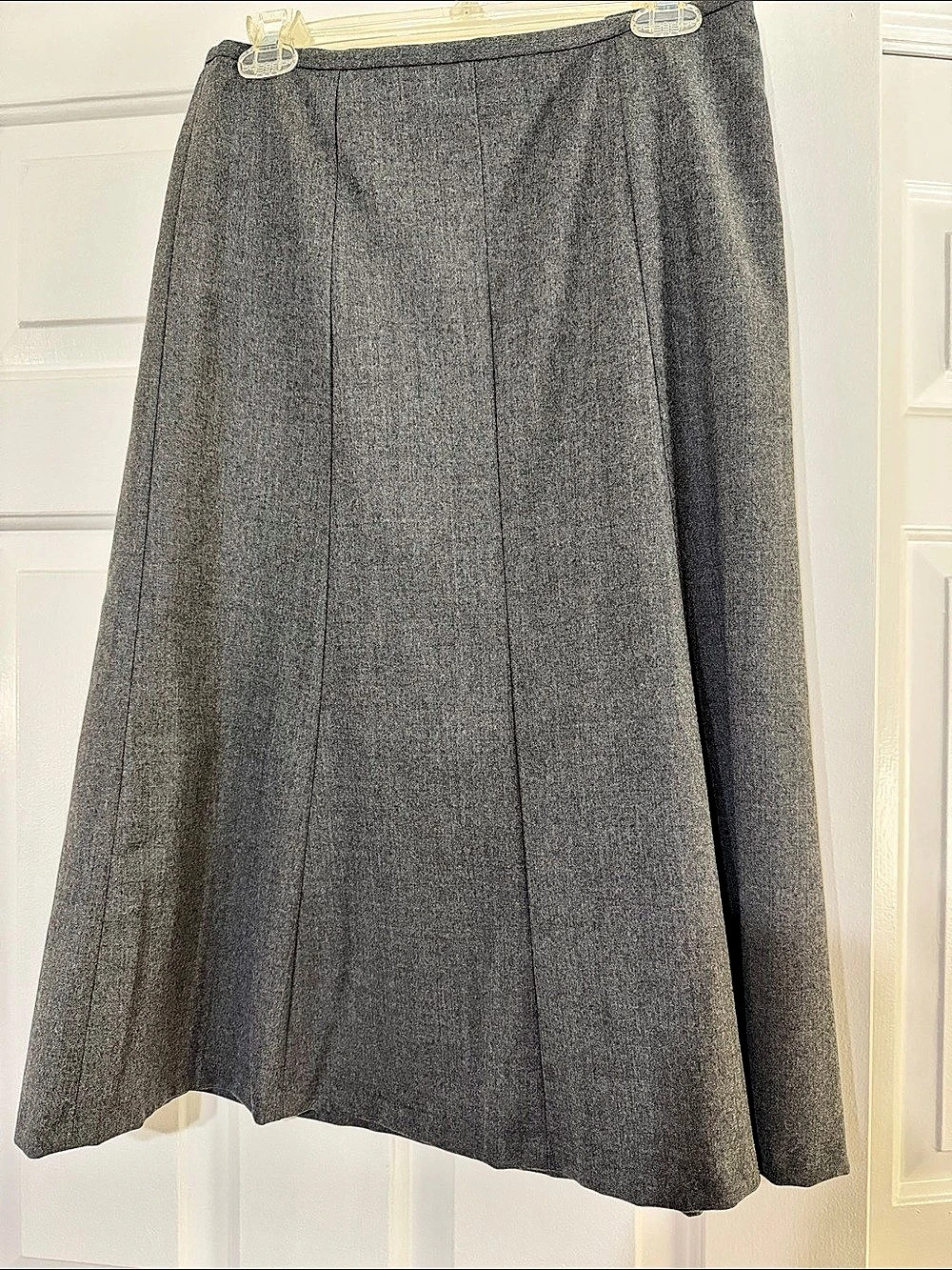 Talbots A-Line Skirt in Gray Size 4P Like New